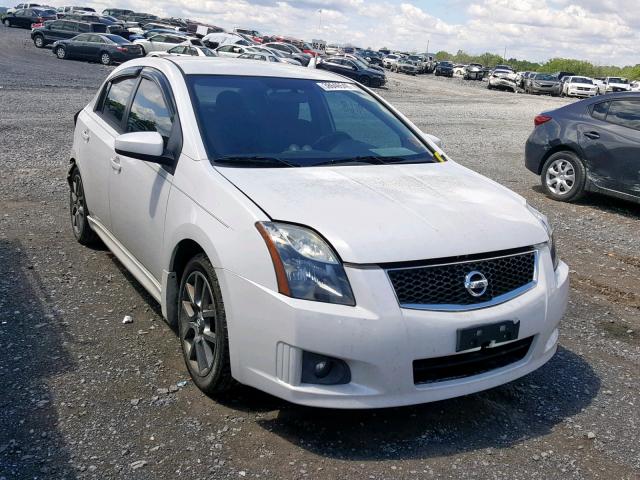 3N1BB6AP5BL702633 - 2011 NISSAN SENTRA SE- WHITE photo 1