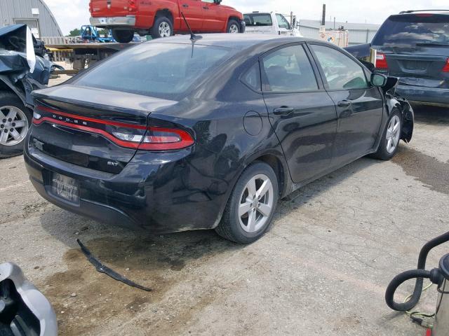 1C3CDFBB3GD623560 - 2016 DODGE DART SXT BLACK photo 4