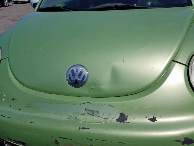 3VWCK21C02M435044 - 2002 VOLKSWAGEN NEW BEETLE მწვანე ფოტო 7