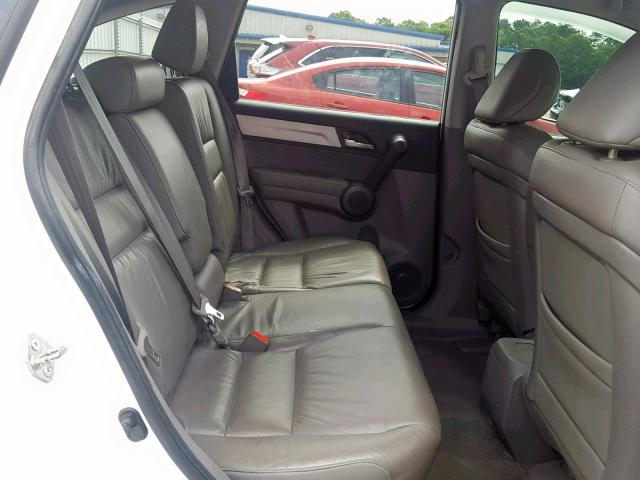 5J6RE3H76BL008269 - 2011 HONDA CR-V EXL WHITE photo 6