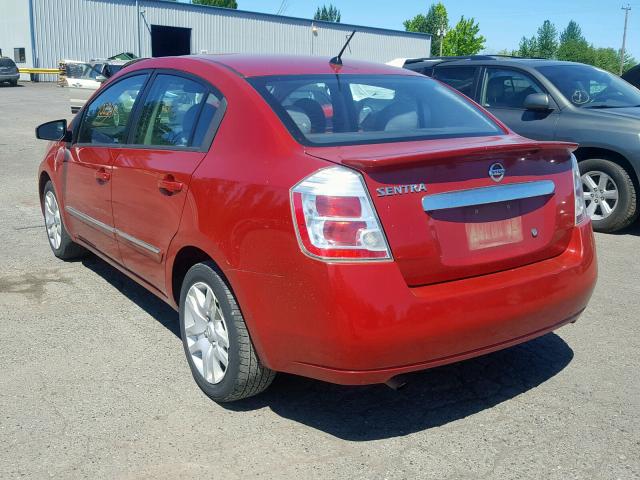 3N1AB6AP0BL730612 - 2011 NISSAN SENTRA 2.0 RED photo 3