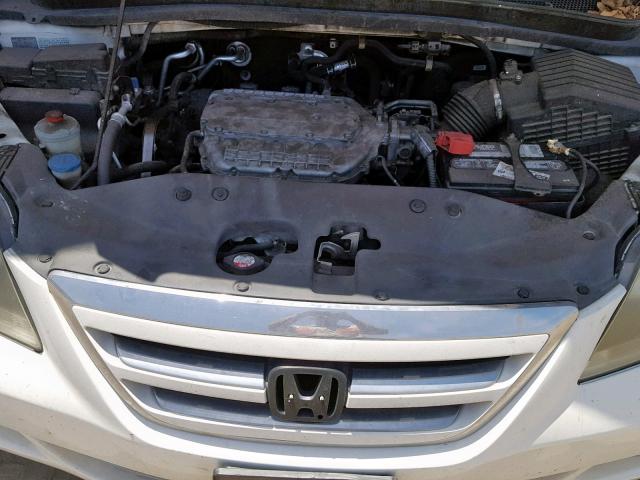 5FNRL382X7B034058 - 2007 HONDA ODYSSEY LX WHITE photo 7