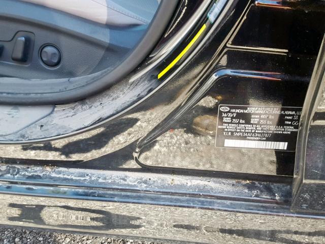 5NPE34AF6JH627877 - 2018 HYUNDAI SONATA SPO BLACK photo 9