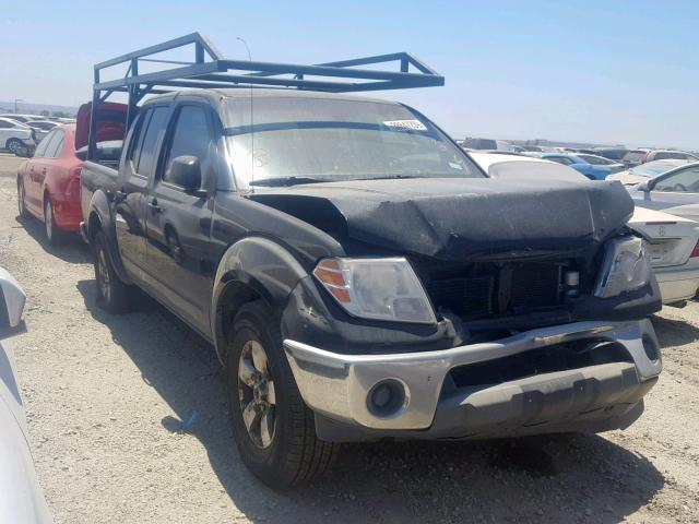 1N6AD0ERXAC411466 - 2010 NISSAN FRONTIER C BLACK photo 1