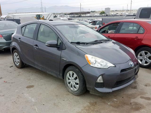 JTDKDTB31C1010153 - 2012 TOYOTA PRIUS C GRAY photo 1