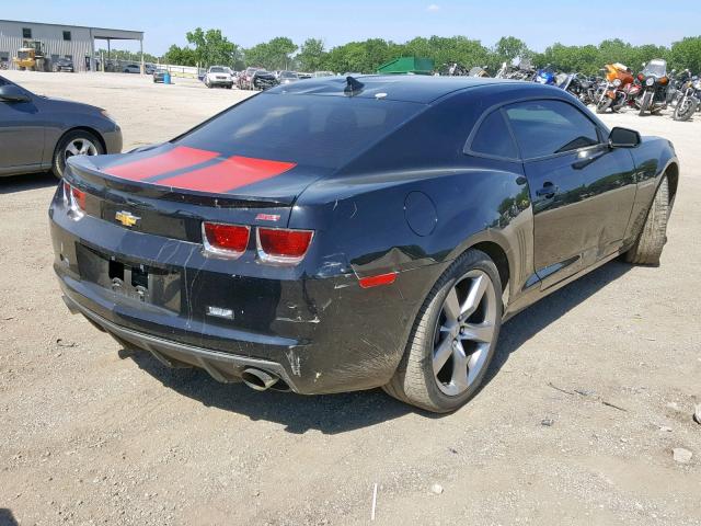 2G1FK1EJ7A9127677 - 2010 CHEVROLET CAMARO SS BLACK photo 4