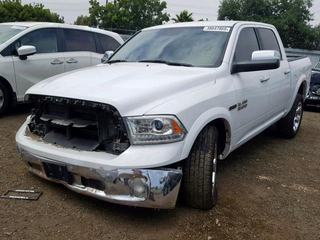 1C6RR7NM8FS514099 - 2015 RAM 1500 LARAM WHITE photo 2