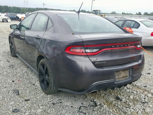 1C3CDFBBXFD421636 - 2015 DODGE DART SXT GRAY photo 3