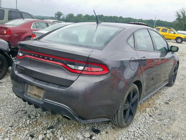 1C3CDFBBXFD421636 - 2015 DODGE DART SXT GRAY photo 4