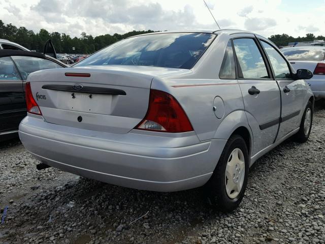 1FAFP33PX3W107287 - 2003 FORD FOCUS LX SILVER photo 4
