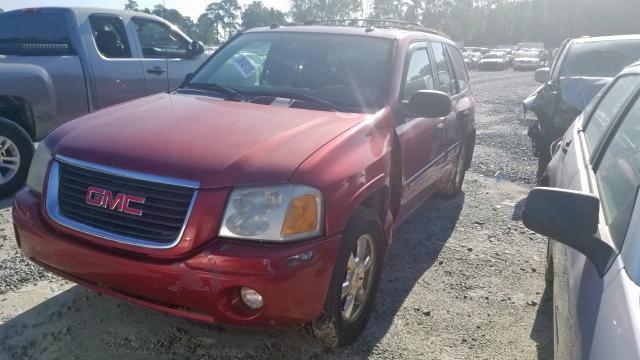 1GKDT13SX52289335 - 2005 GMC ENVOY BURGUNDY photo 2