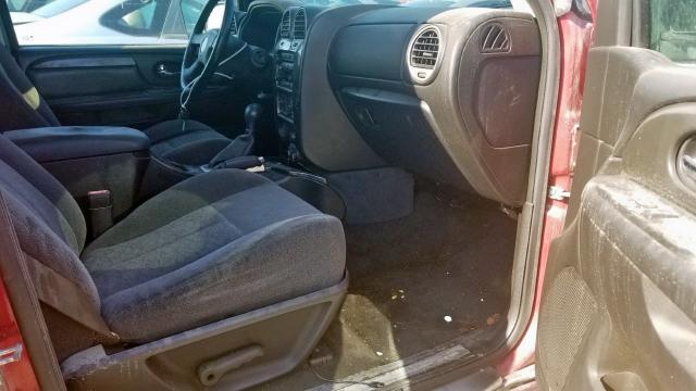 1GKDT13SX52289335 - 2005 GMC ENVOY BURGUNDY photo 5