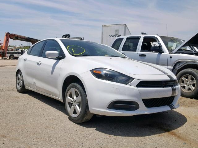 1C3CDFBB1GD689749 - 2016 DODGE DART SXT WHITE photo 1