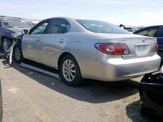 JTHBA30G140009721 - 2004 LEXUS ES 330 SILVER photo 3