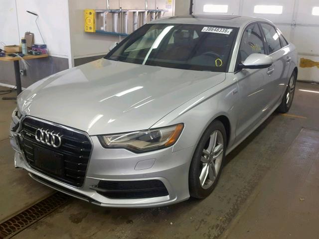 WAUHGAFC6CN160202 - 2012 AUDI A6 PRESTIG WHITE photo 2