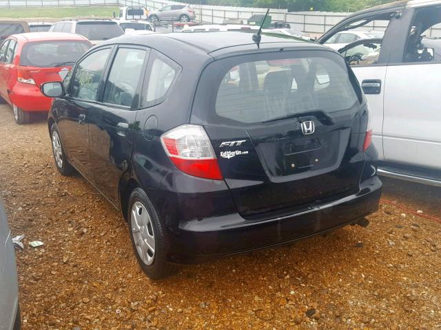 JHMGE8H33CC030401 - 2012 HONDA FIT BLACK photo 3