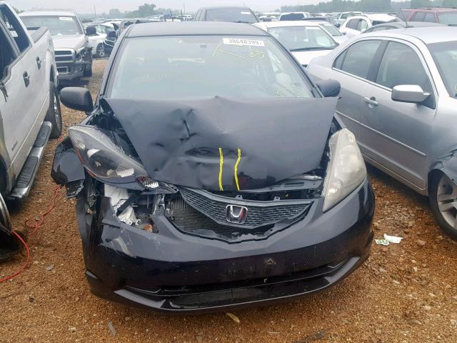 JHMGE8H33CC030401 - 2012 HONDA FIT BLACK photo 7