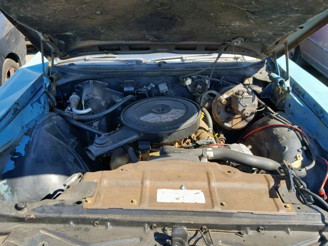 3J57H2Z135816 - 1972 OLDSMOBILE CUTLS CONV BLUE photo 7