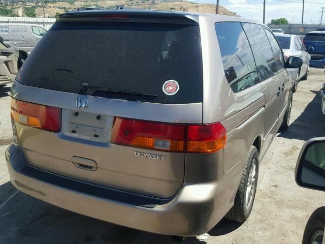 5FNRL18584B079073 - 2004 HONDA ODYSSEY LX BEIGE photo 4