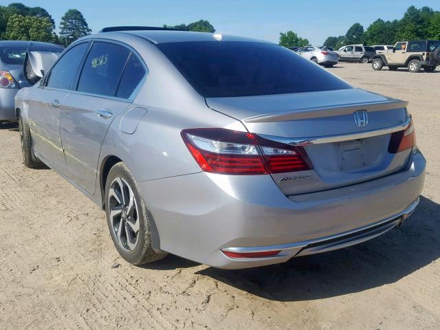 1HGCR2F89HA195373 - 2017 HONDA ACCORD EXL SILVER photo 3