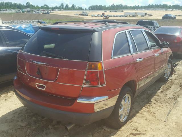 2C8GM68414R645652 - 2004 CHRYSLER PACIFICA BURGUNDY photo 4