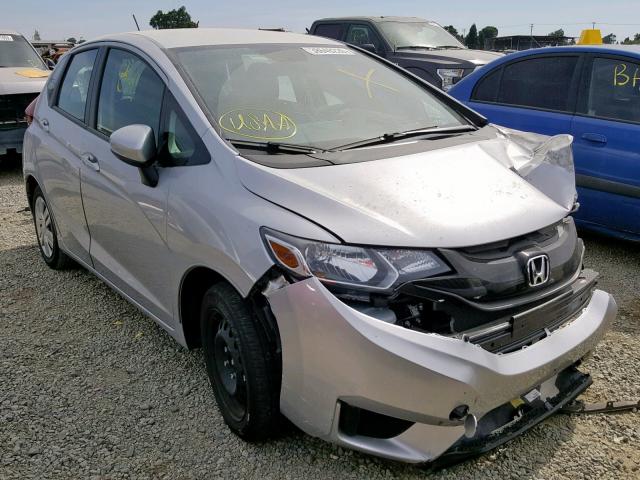 3HGGK5H5XFM707765 - 2015 HONDA FIT LX SILVER photo 1