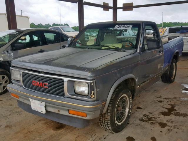 1GTCS14Z3P0524372 - 1993 GMC SONOMA GRAY photo 2