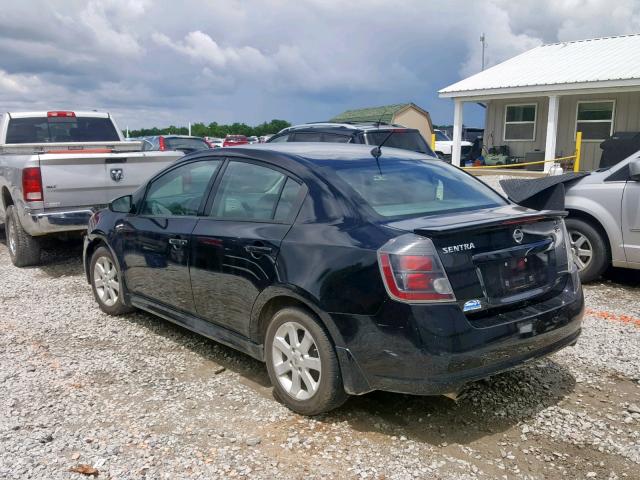 3N1AB6AP2AL672386 - 2010 NISSAN SENTRA 2.0 BLACK photo 3