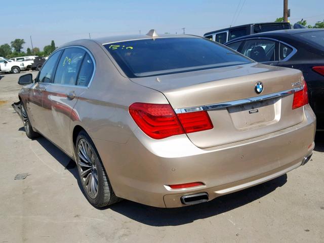 WBAKB4C5XCC576924 - 2012 BMW 740 LI GOLD photo 3