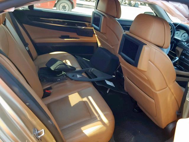 WBAKB4C5XCC576924 - 2012 BMW 740 LI GOLD photo 6