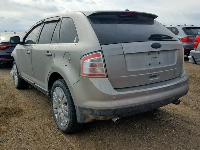 2FMDK49C78BB03809 - 2008 FORD EDGE LIMIT BEIGE photo 3