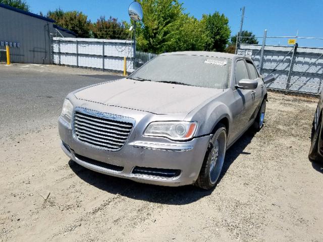 2C3CCAAGXEH228407 - 2014 CHRYSLER 300 SILVER photo 2