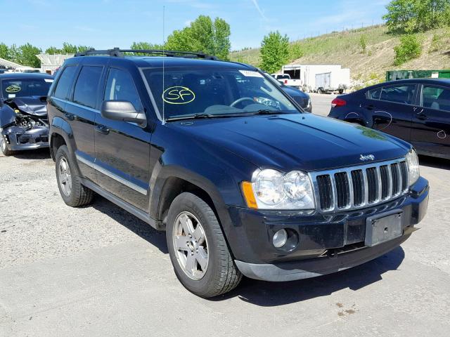 1J4HR58265C697816 - 2005 JEEP GRAND CHER BLACK photo 1