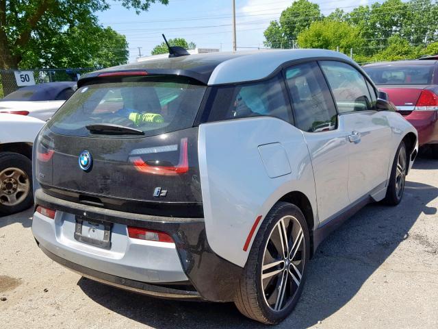 WBY1Z2C5XFV555819 - 2015 BMW I3 BEV SILVER photo 4