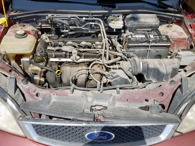 1FAFP34NX6W209092 - 2006 FORD FOCUS ZX4 MAROON photo 7