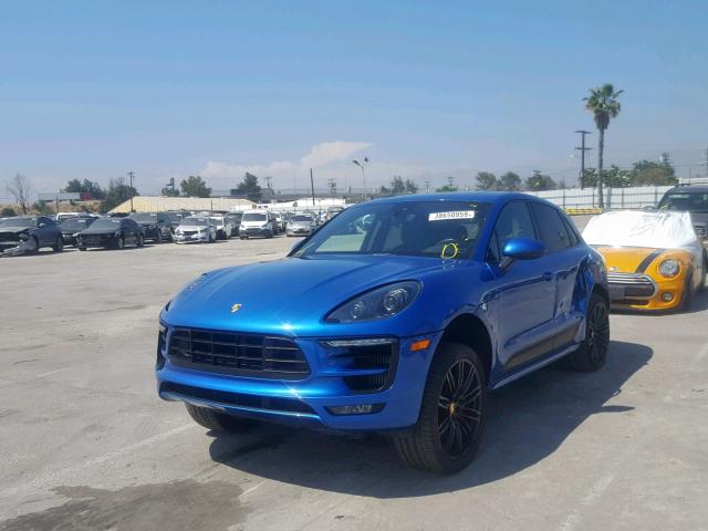 WP1AG2A57HLB50265 - 2017 PORSCHE MACAN GTS BLUE photo 2