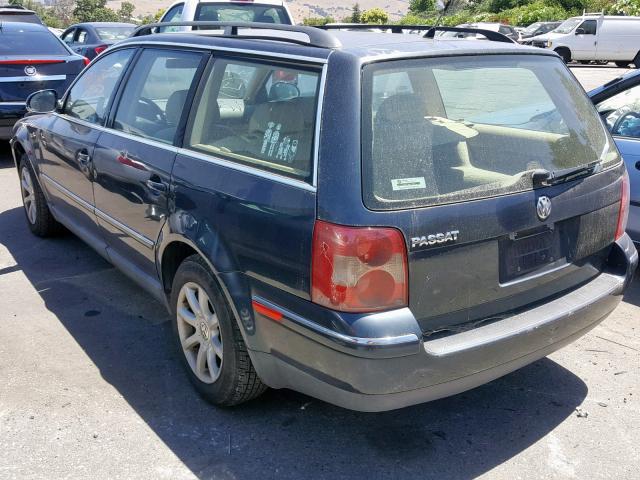 WVWVD63B34E263182 - 2004 VOLKSWAGEN PASSAT GLS BLUE photo 3