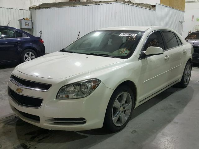 1G1ZC5E16BF267407 - 2011 CHEVROLET MALIBU 1LT WHITE photo 2