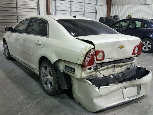 1G1ZC5E16BF267407 - 2011 CHEVROLET MALIBU 1LT WHITE photo 3