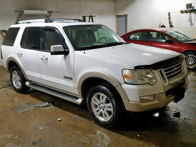 1FMEU74896UA36608 - 2006 FORD EXPLORER E WHITE photo 1