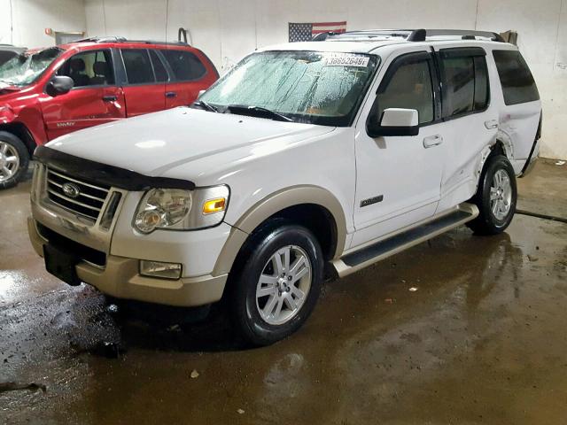 1FMEU74896UA36608 - 2006 FORD EXPLORER E WHITE photo 2