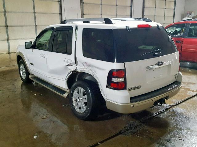 1FMEU74896UA36608 - 2006 FORD EXPLORER E WHITE photo 3