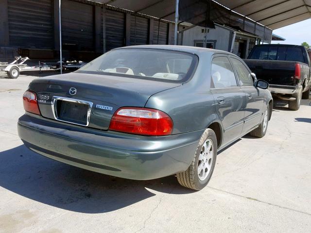 1YVGF22C3Y5156266 - 2000 MAZDA 626 ES GREEN photo 4