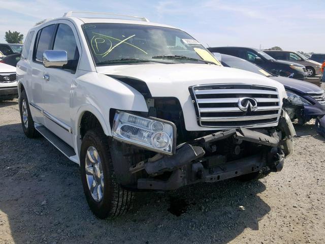 5N3AA08A54N812579 - 2004 INFINITI QX56 WHITE photo 1