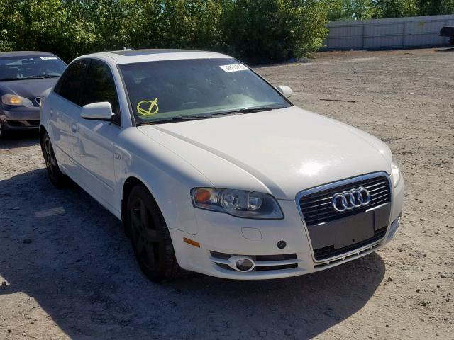 WAUAF78E75A530363 - 2005 AUDI A4 2.0T WHITE photo 1