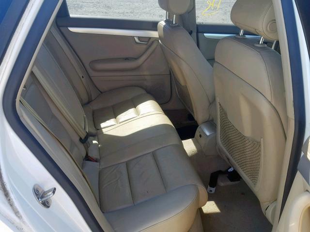 WAUAF78E75A530363 - 2005 AUDI A4 2.0T WHITE photo 6