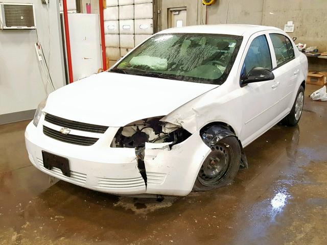 1G1AK52F857632233 - 2005 CHEVROLET COBALT WHITE photo 2