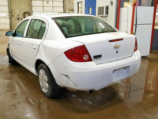 1G1AK52F857632233 - 2005 CHEVROLET COBALT WHITE photo 3