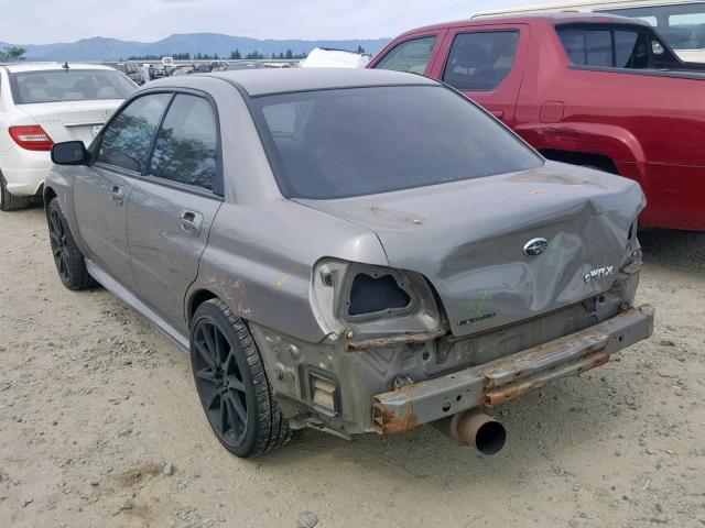 JF1GD79616G507479 - 2006 SUBARU IMPREZA WR GRAY photo 3