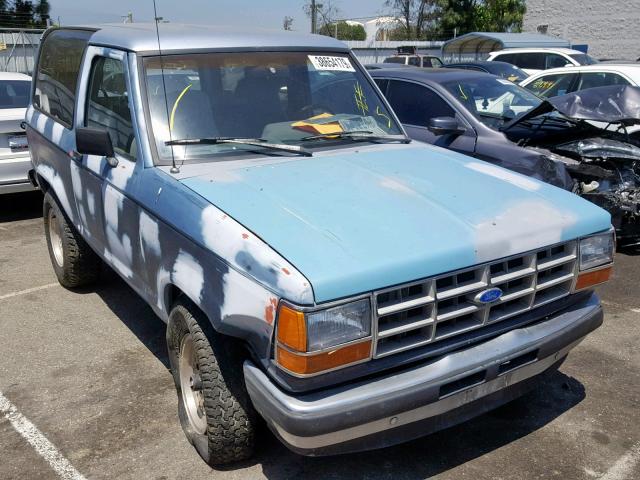 1FMCU14T0KUA76773 - 1989 FORD BRONCO II BLUE photo 1